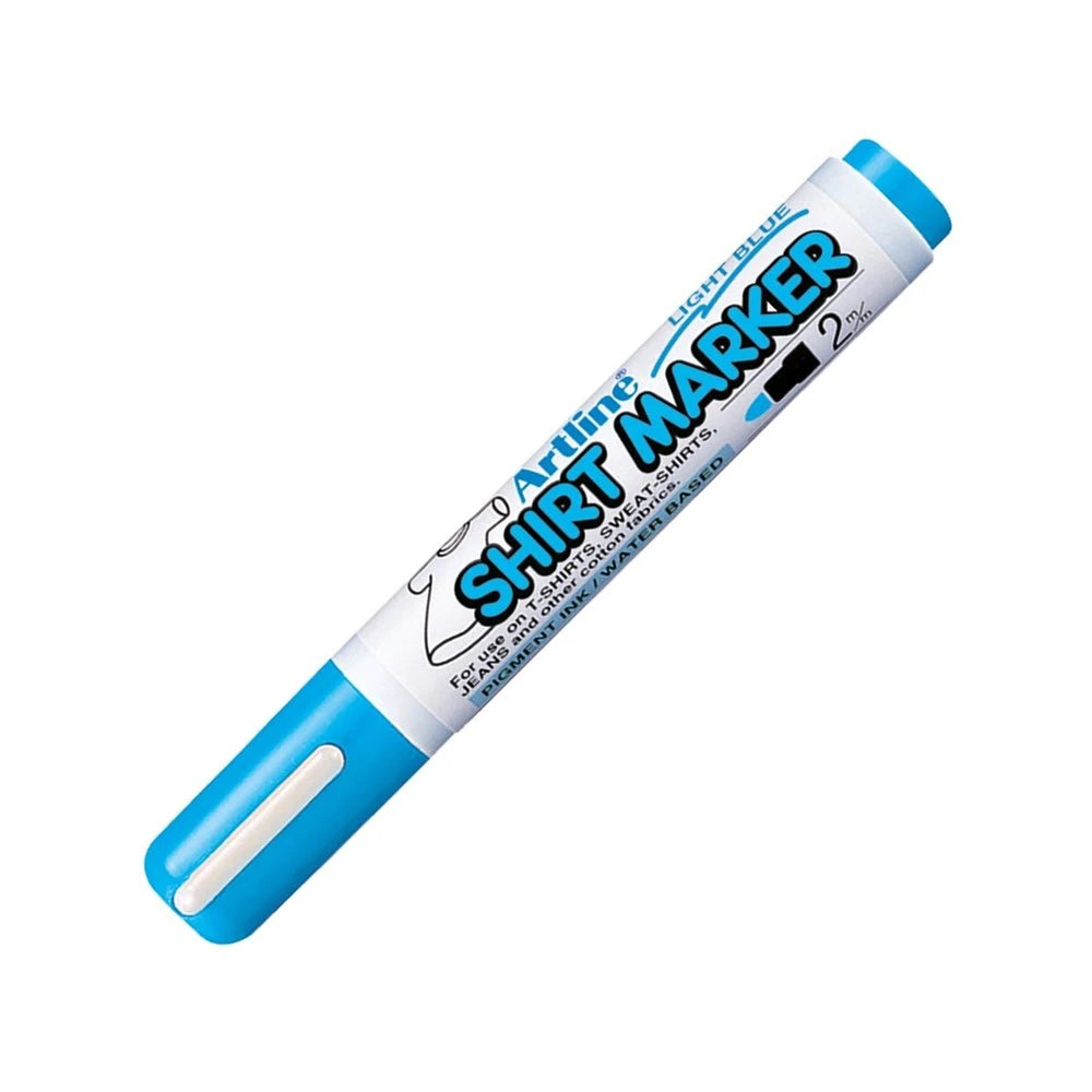 Artline 2 Shirt Marker Tişört Tekstil Kalemi Açık Mavi