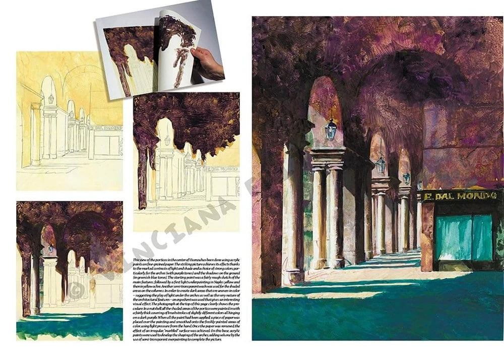 Leonardo Collection Desen Kitabı Architectural Scenes N: 43 Mimari Sahneler N: 43