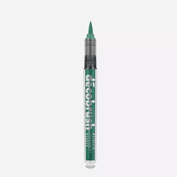 Decobrush Metallic Permanent Marker Green