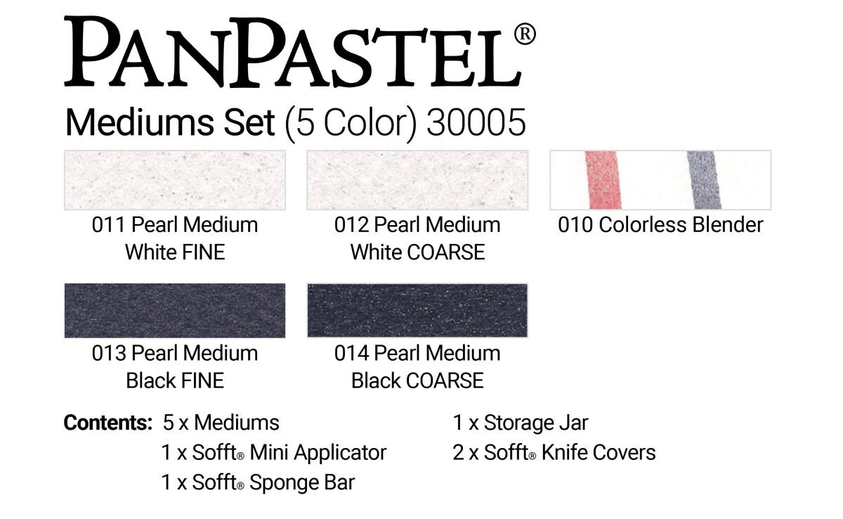 PanPastel Orta Boy Başlangıç Seti 5 Renk