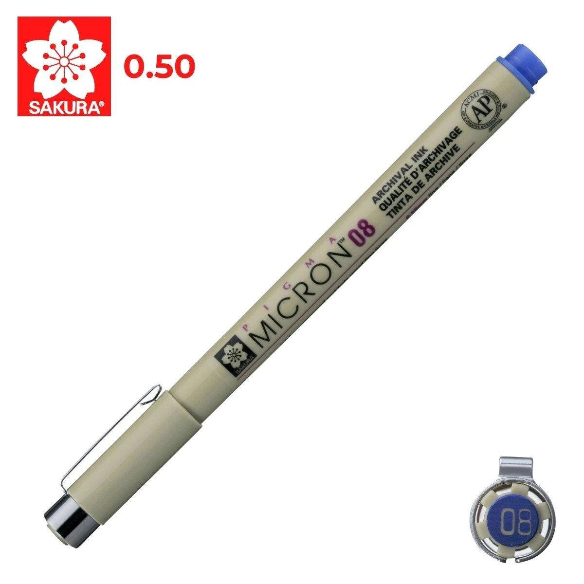 Sakura Pıgma Mıcron 08 Mavi 0,5 Mm