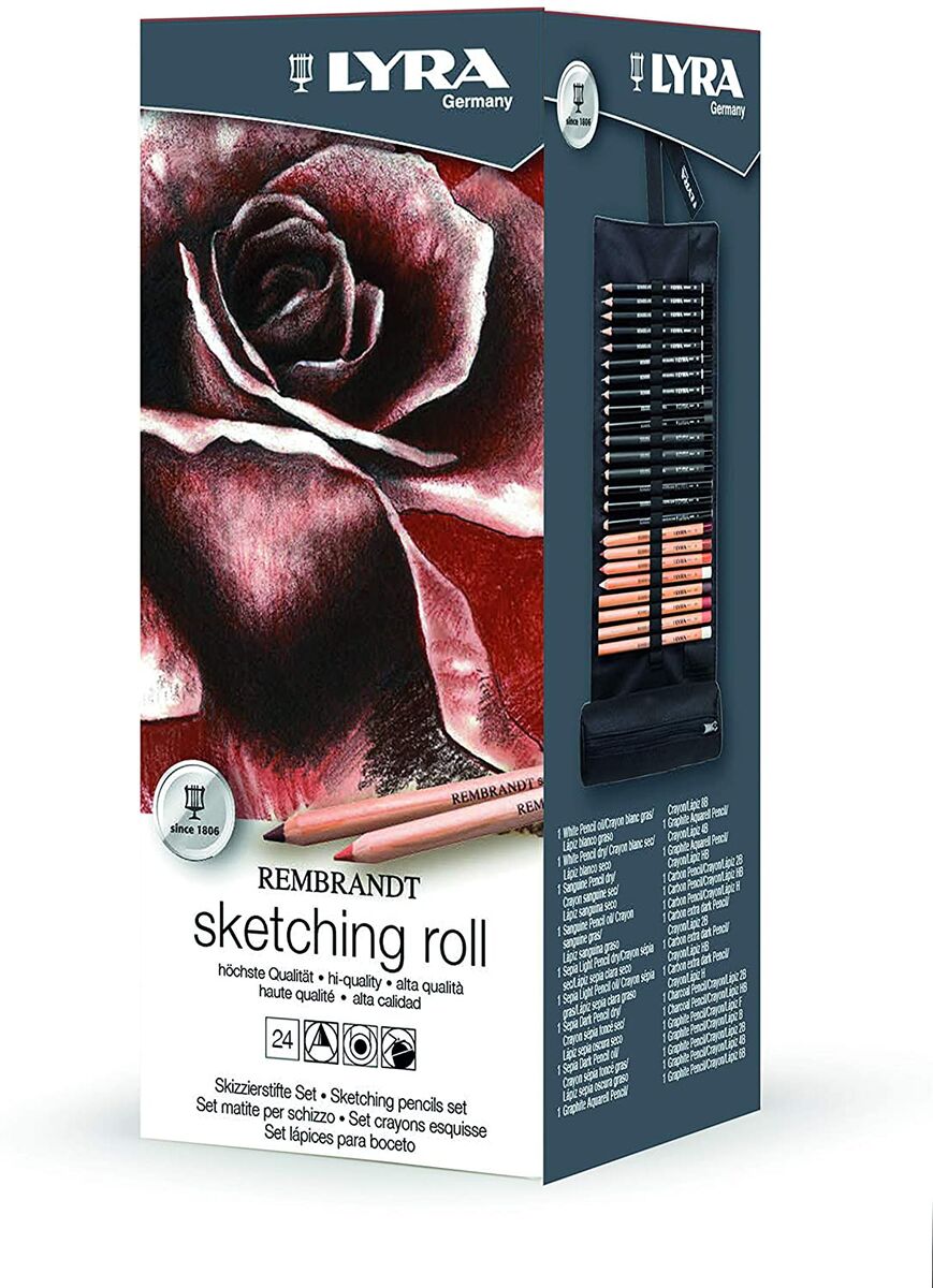 Lyra Rembrandt Sketching Set 24'lü Metal Kutu