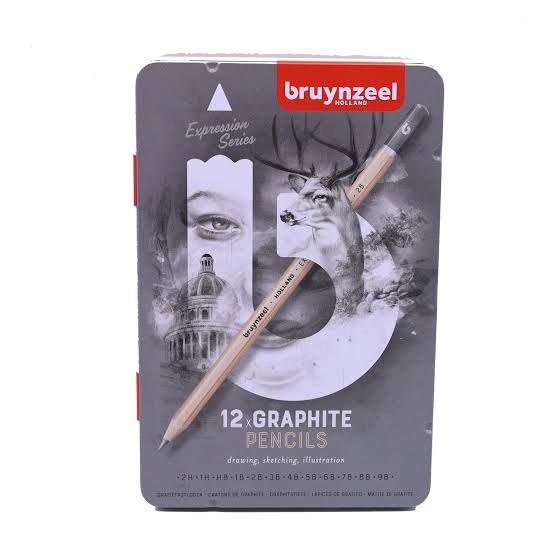 Bruynzeel Graphite Dereceli Kalem Seti 12'li Metal Kutu