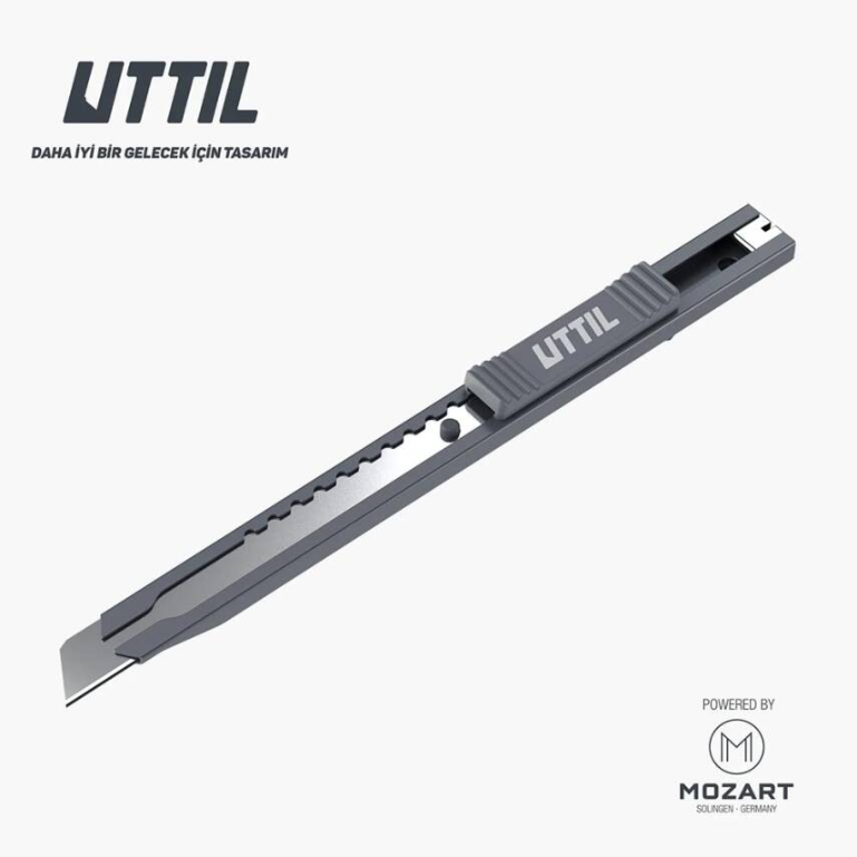 Mozart Uttil Maket Bıçağı İnce Model Gri