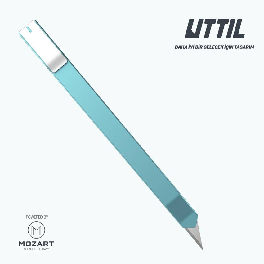 Mozart Uttil Maket Bıçağı İnce Model Turkuaz