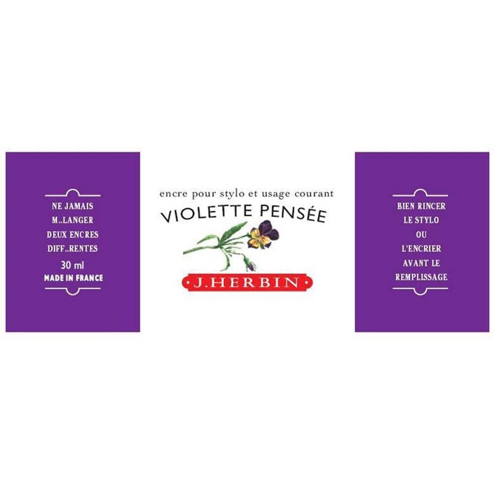 J. Herbin D Dolma Kalem Şise Mürekkep 30 ml 13077T Violette Pensee