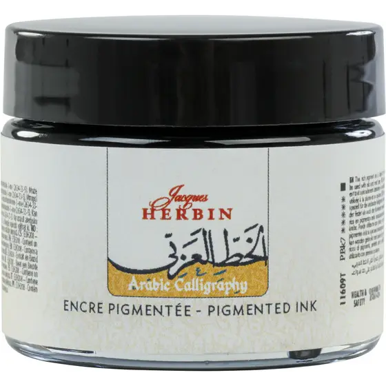 J. Herbin Pigment Kaligrafi Mürekkebi Siyah 40 ml