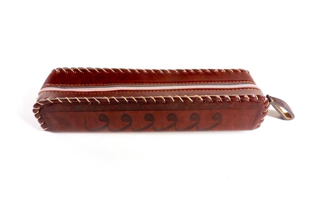 Imitation Leather Pen Holder with Vav