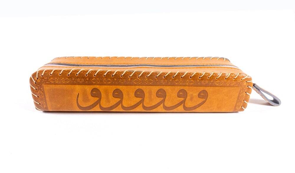 Imitation Leather Pen Holder with Vav
