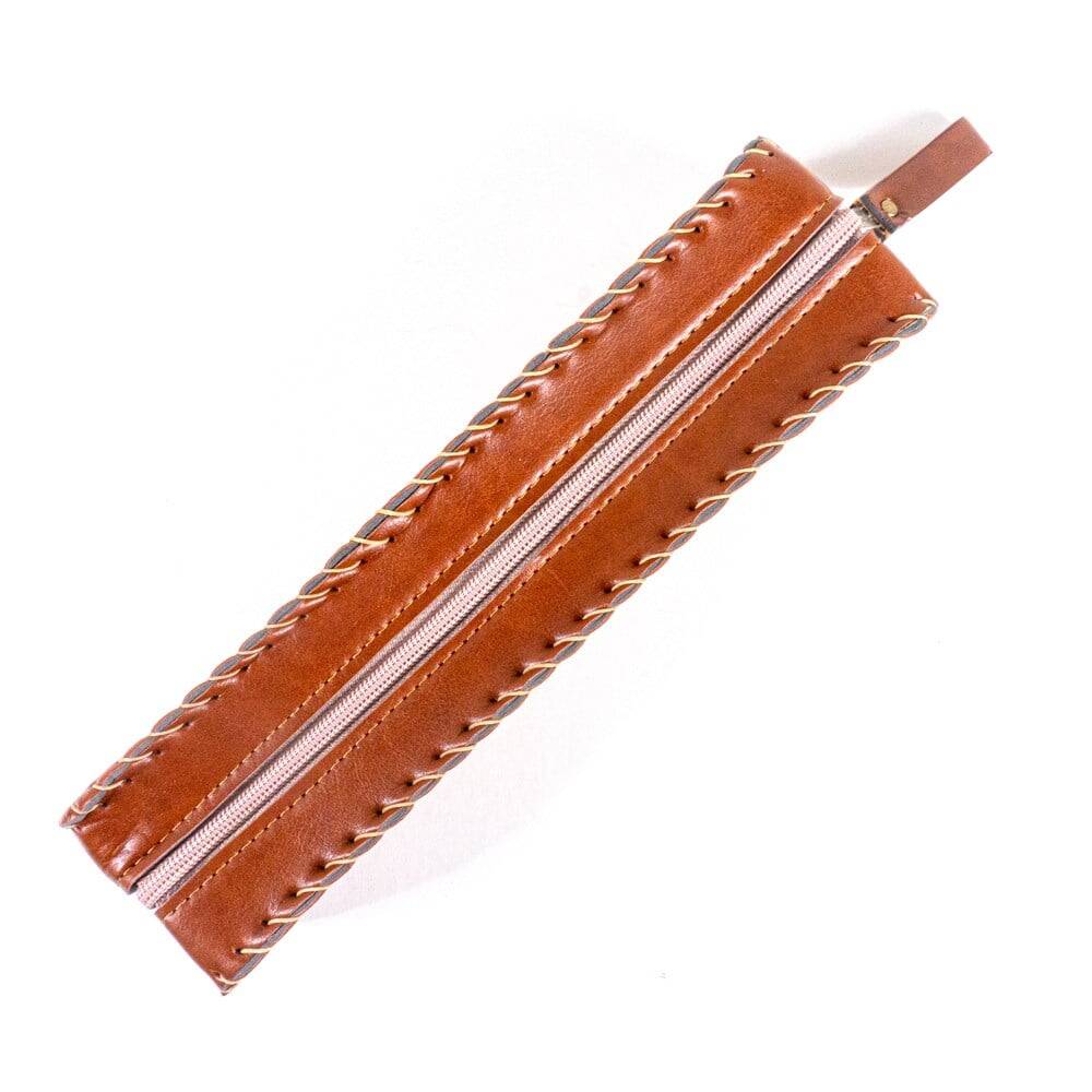 Imitation Leather Pen Holder with Vav