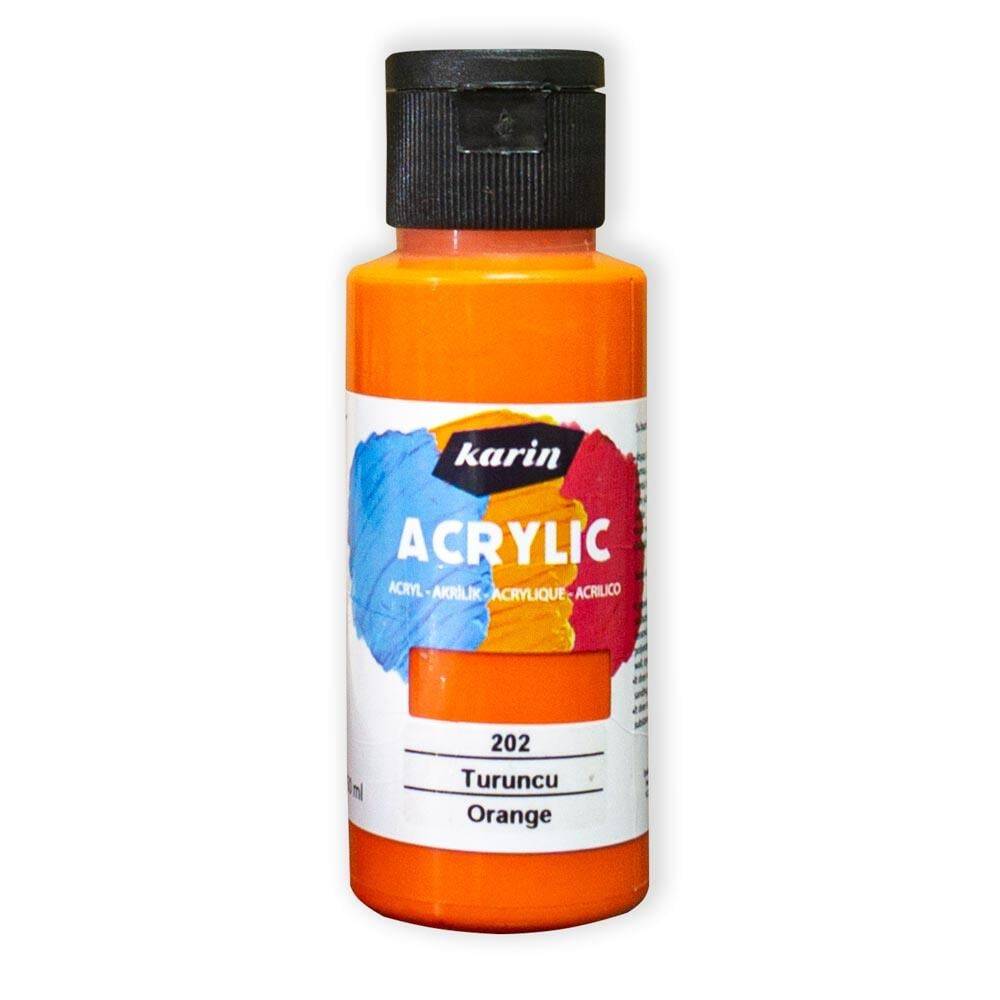 Karin Akrilik Boya 202 Turuncu 50 ml