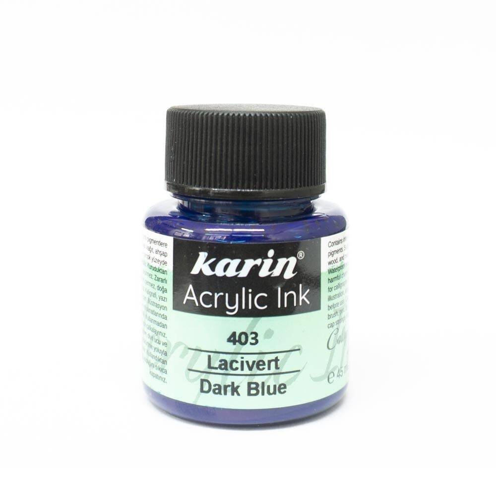 Karin Akrilik Mürekkep İndigo 45 ml