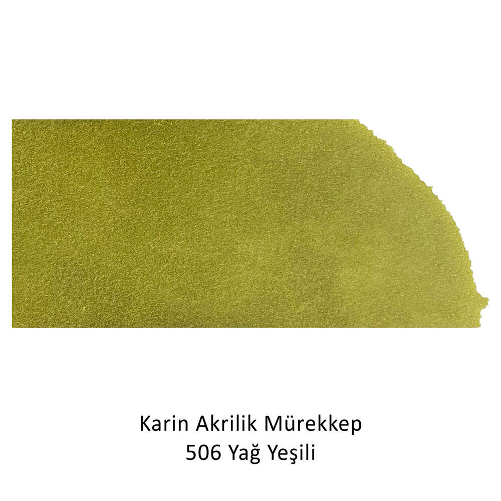 Karin Akrilik Mürekkep Zeytin Yeşili 45 ml