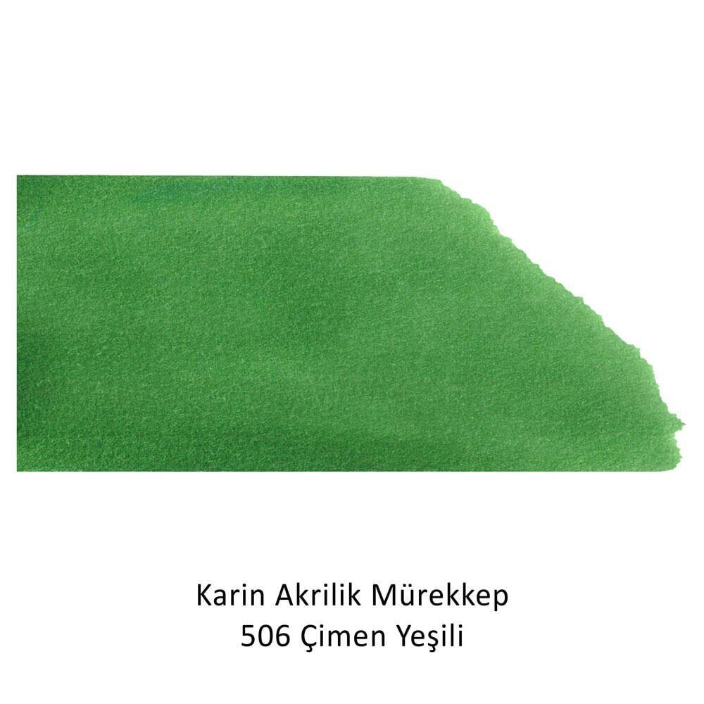 Karin Akrilik Mürekkep Zümrüt Yeşili 45 ml