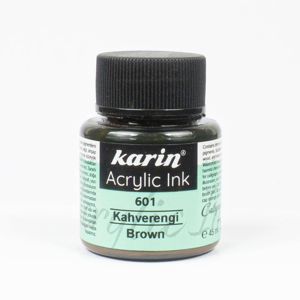 Karin Akrilik Mürekkep Kahverengi 45 ml