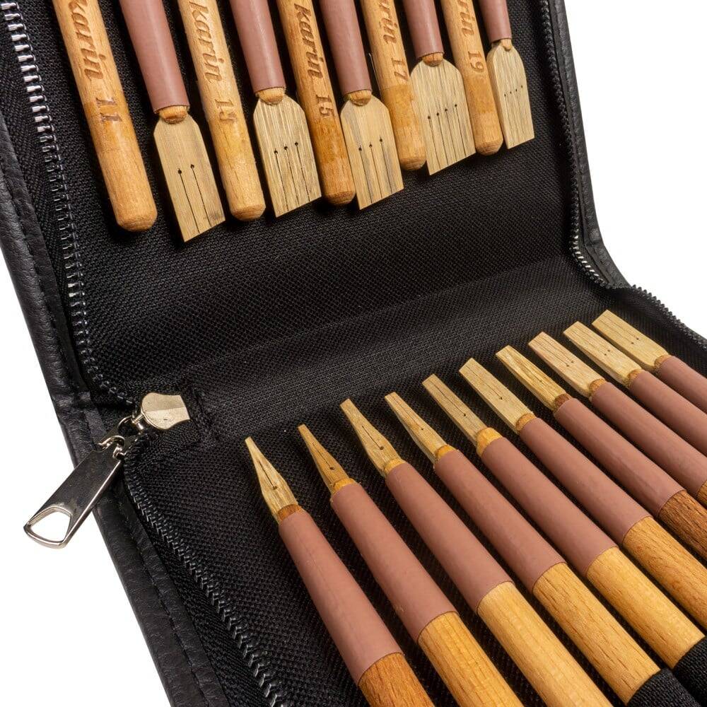 Karin Bamboo Tree Talik Pencil Set with Bag (1 mm - 20 mm)