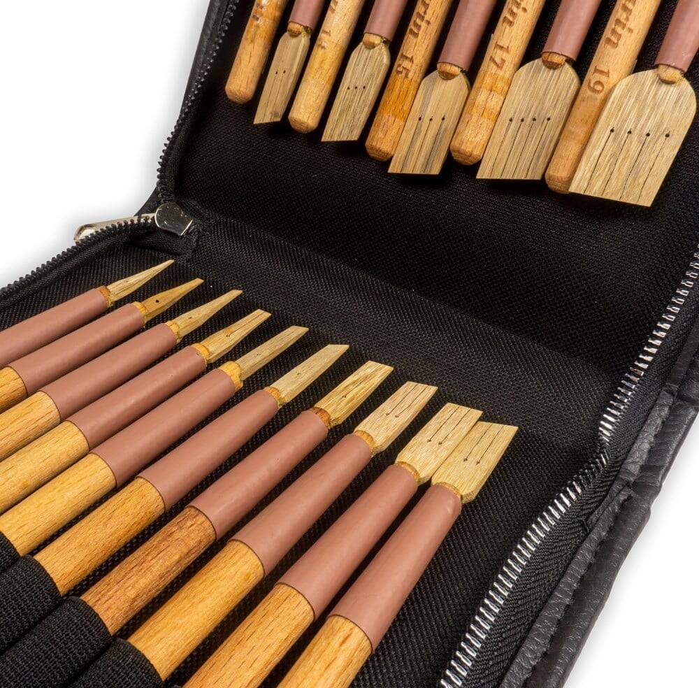 Karin Bamboo Tree Talik Pencil Set with Bag (1 mm - 20 mm)