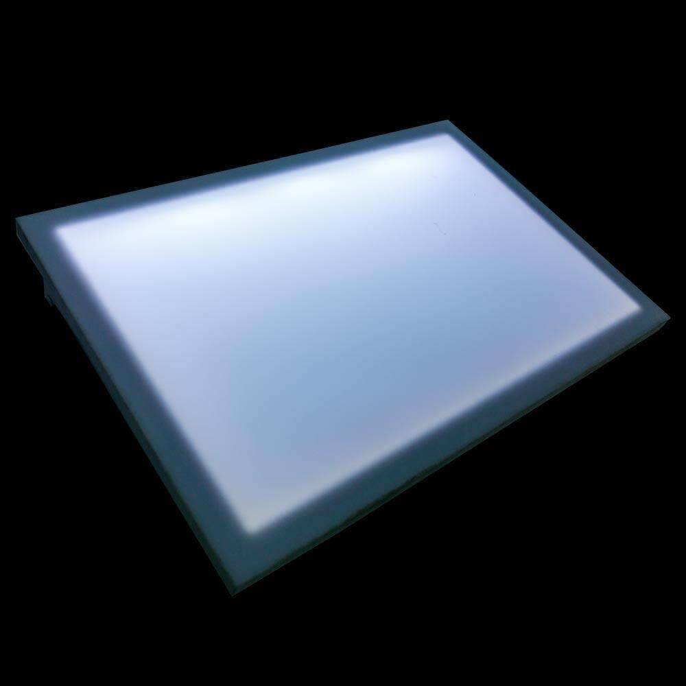 Karin Beyaz Ahşap Işıklı Masa 35X50 Cm