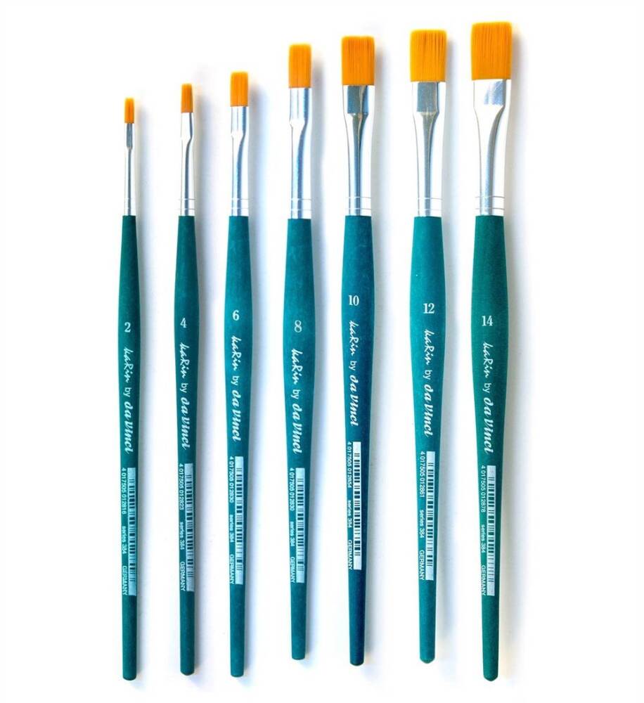 Karin By Da Vinci Sentetik Düz Fırçası Seri 384T5 No:4