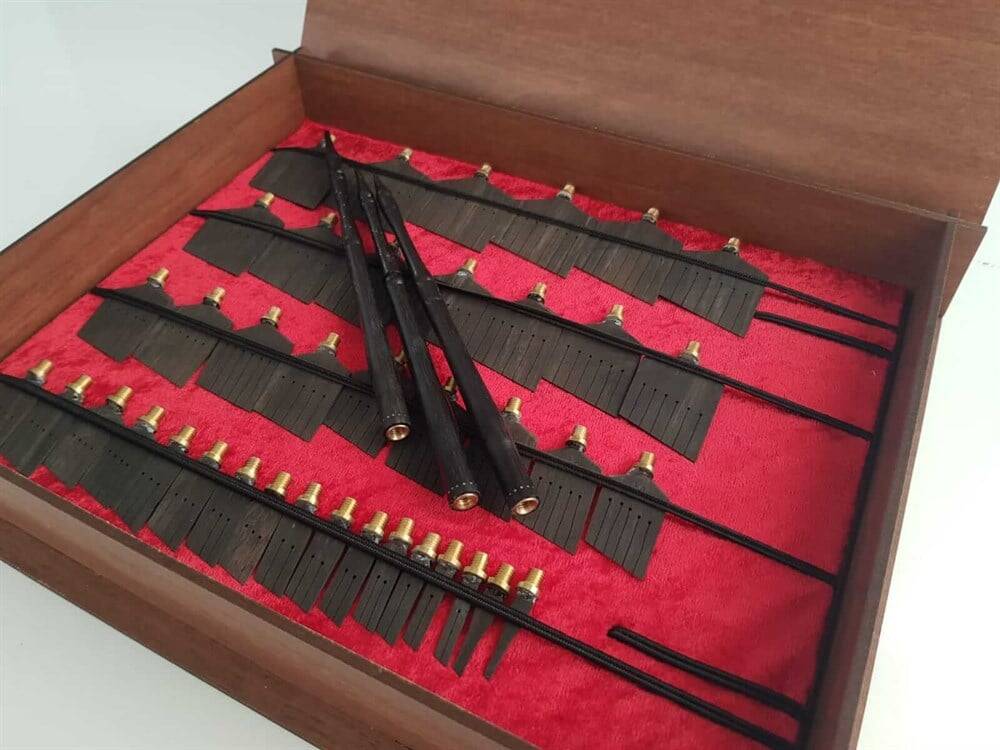 Karin Celi Pencil Set Ebony Wood Large Size (2 mm-40 mm)