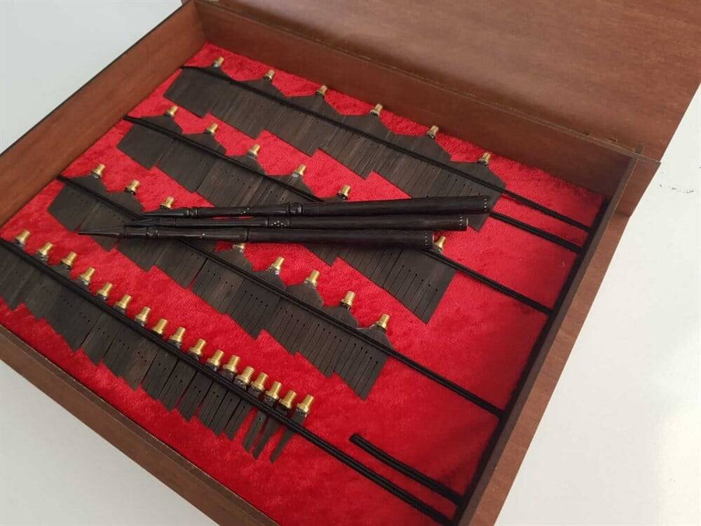 Karin Celi Pencil Set Ebony Wood Large Size (2 mm-40 mm)