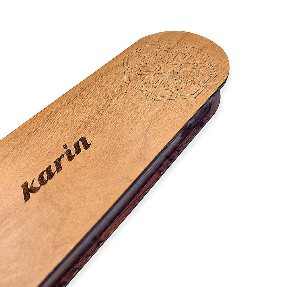 Karin Hat Kalem Seti Abanoz Ağacı Özel Kutulu  (2 mm-10 mm)