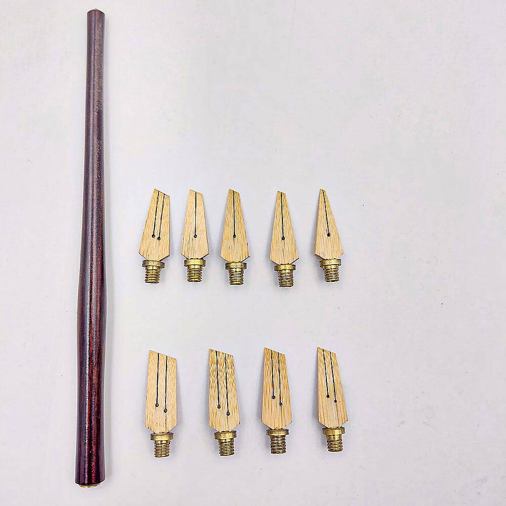 Karin Hat Kalem Seti Bambu Ağacı Özel Kutulu ( 2 mm - 10 mm)
