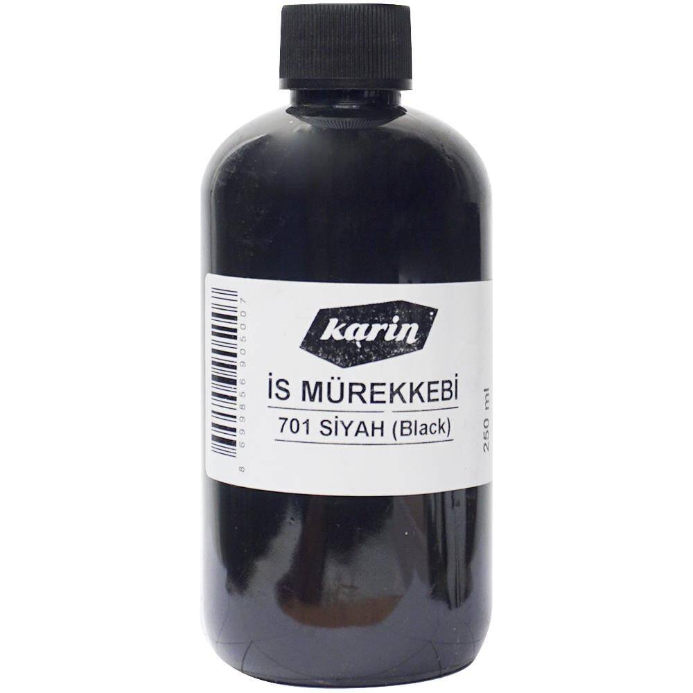 Karin Kaligrafi  İs Mürekkebi 250 ml 701 Siyah