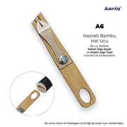 Karin Bamboo Calligraphy Pen Tip with Reservoir A6 6 mm