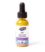 Karin Kolay Ebru Boyası 601 Oksit Sarı 30 cc