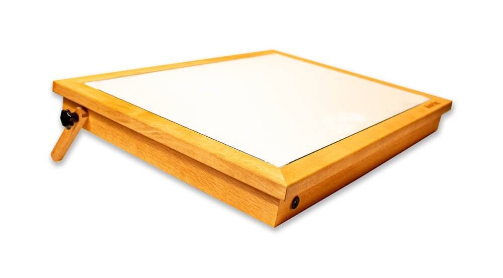Karin Naturel Kayın Yüksek Işıklı Led Eskiz ve Çizim Masası 50X70 Cm