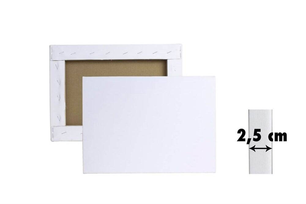 Karin Profesyonel Tuval 2,5 cm Şase 25x25 cm