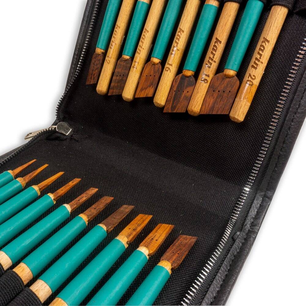 Karin Snakewood Pencil Set with Bag (1 mm - 20 mm)