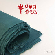 Khadi Doğal Lokta Kağıdı  Mavi 30 gsm 50x75 cm