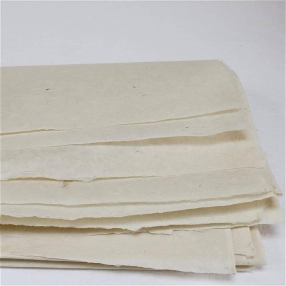 Khadi Doğal Lokta Kağıdı  Naturel 30 gsm 50x75 cm