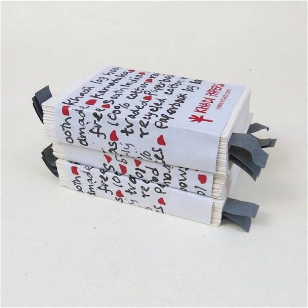 Khadi El Yapımı Çok Amaçlı Resim Defteri 100 gr 12 cm x 17 cm LBW