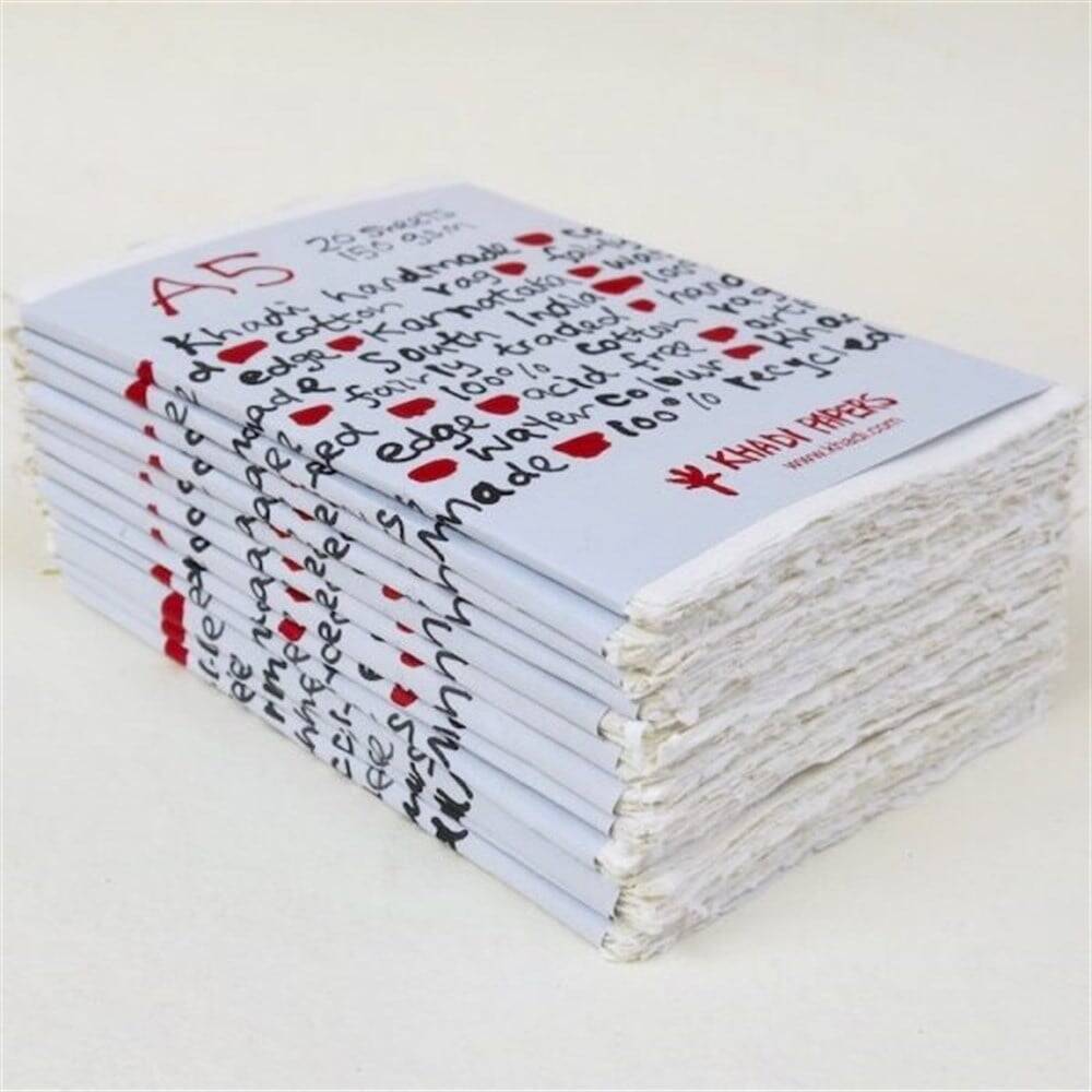 Khadi El Yapımı Çok Amaçlı Resim Defteri 150 gr A5 20 Yaprak