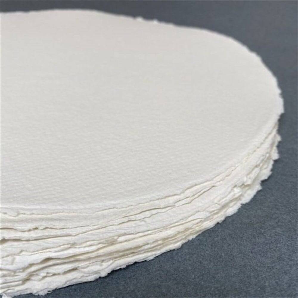Khadi El Yapımı Çok Amaçlı Resim Defteri 320 gr 30 cm 20 Yaprak Yuvarlak