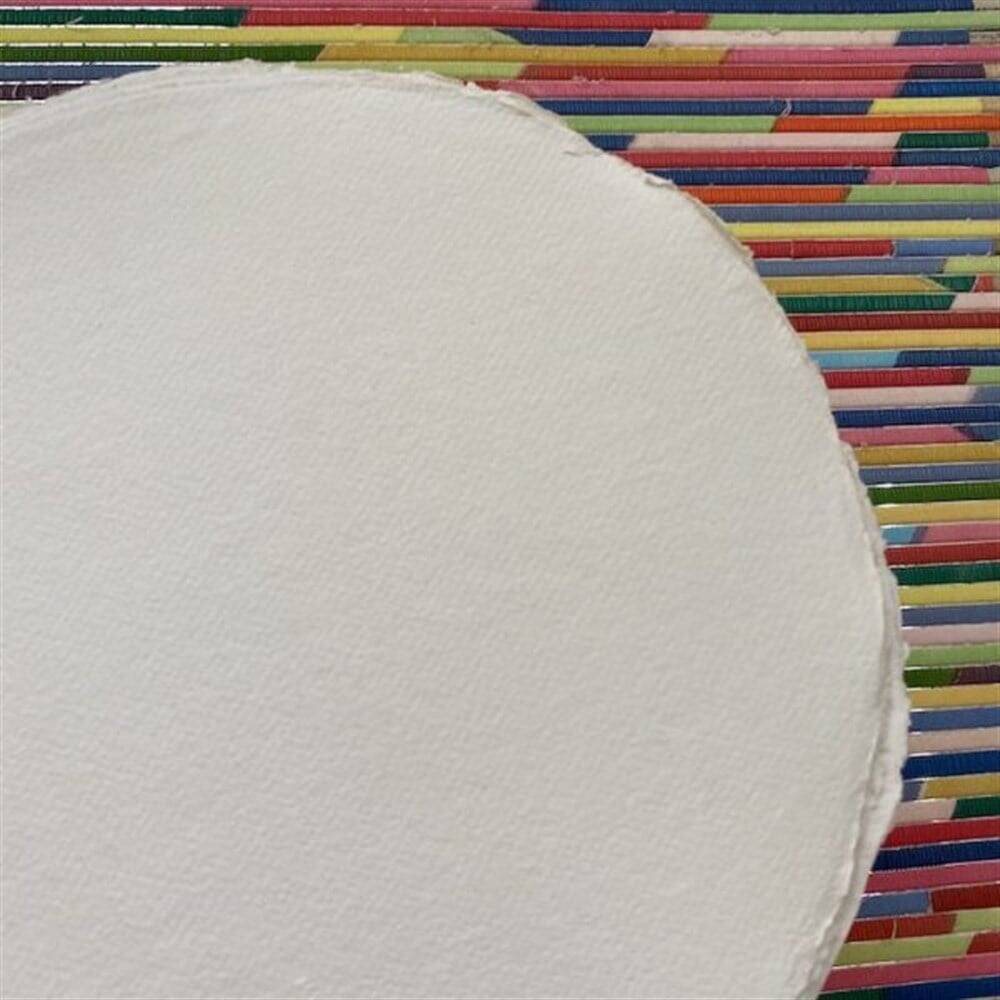 Khadi El Yapımı Çok Amaçlı Resim Defteri 320 gr 30 cm 20 Yaprak Yuvarlak