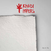 Khadi El Yapımı Kağıt 640 gsm 56x76 cm Rough White