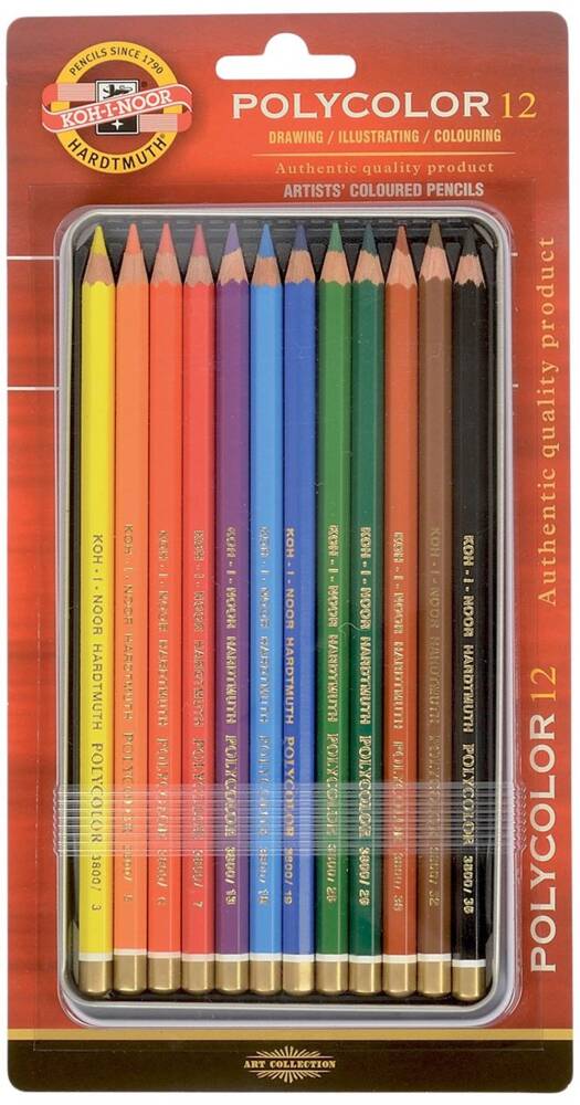 Koh-i Noor Polycolor Kuru Boya Seti 12li 3822 BL