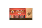 Koh-i Noor Soft Pastel Set 12li Kahverengi Tonları 8522 brown