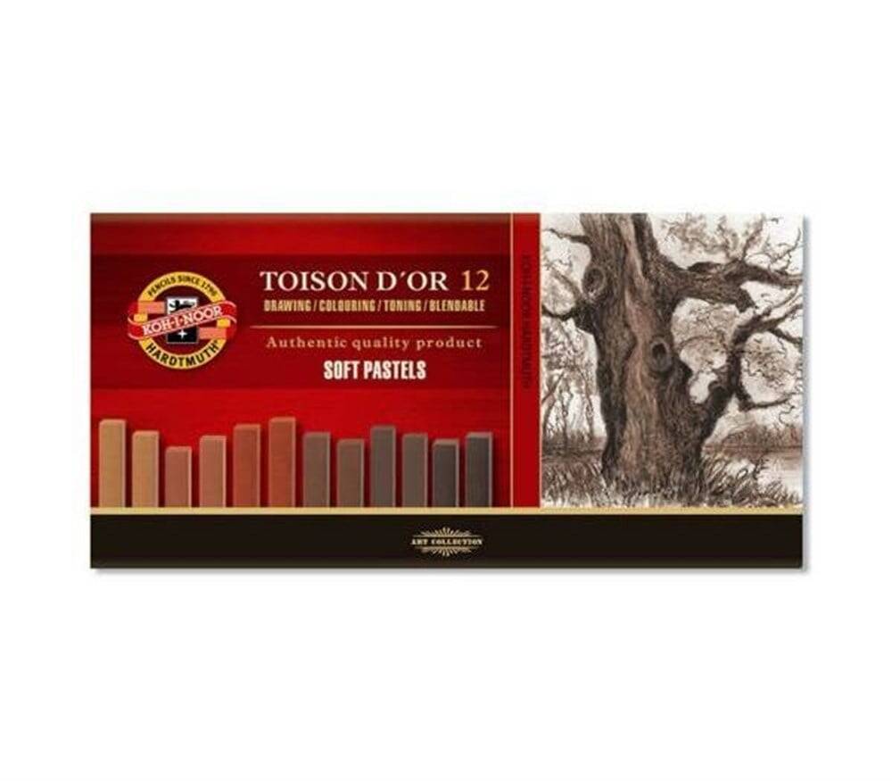 Koh-i Noor Toıson Dor Kahverengi Ton Soft Pastel Seti 8592