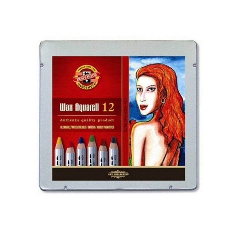 Koh-i Noor Wax Aquarell Kalem Seti 12li 8282