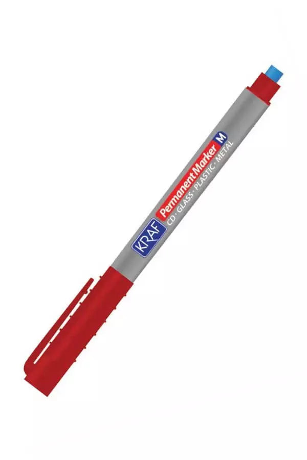 Kraf Asetat Kalemi Silgili 260 (M) Kırmızı