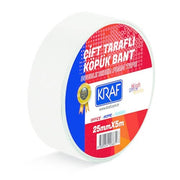 Kraf Çift Taraflı Köpük Bant 25mmx5m
