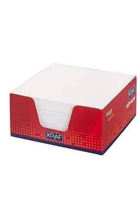 Kraf Küp Blok Beyaz 9x9 cm 115 g