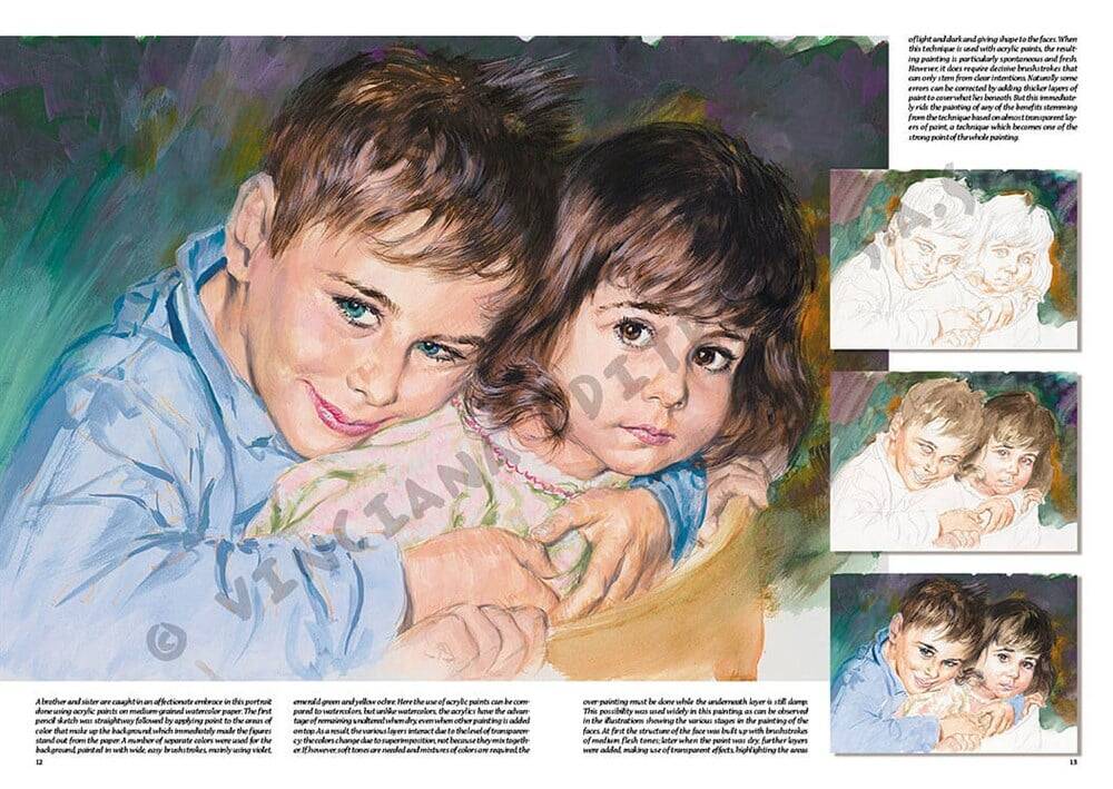 Leonardo Collection Desen Kitabı Children N: 44 Çocuklar N: 44