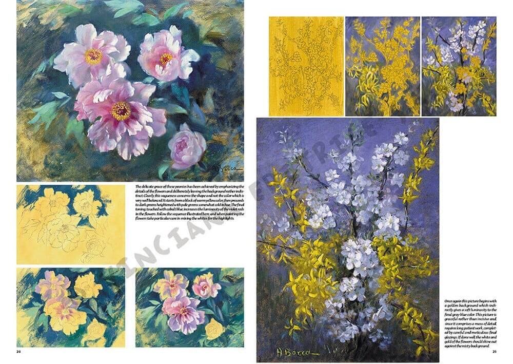 Leonardo Collection Desen Kitabı Flowers N: 21 Çicekler N: 21