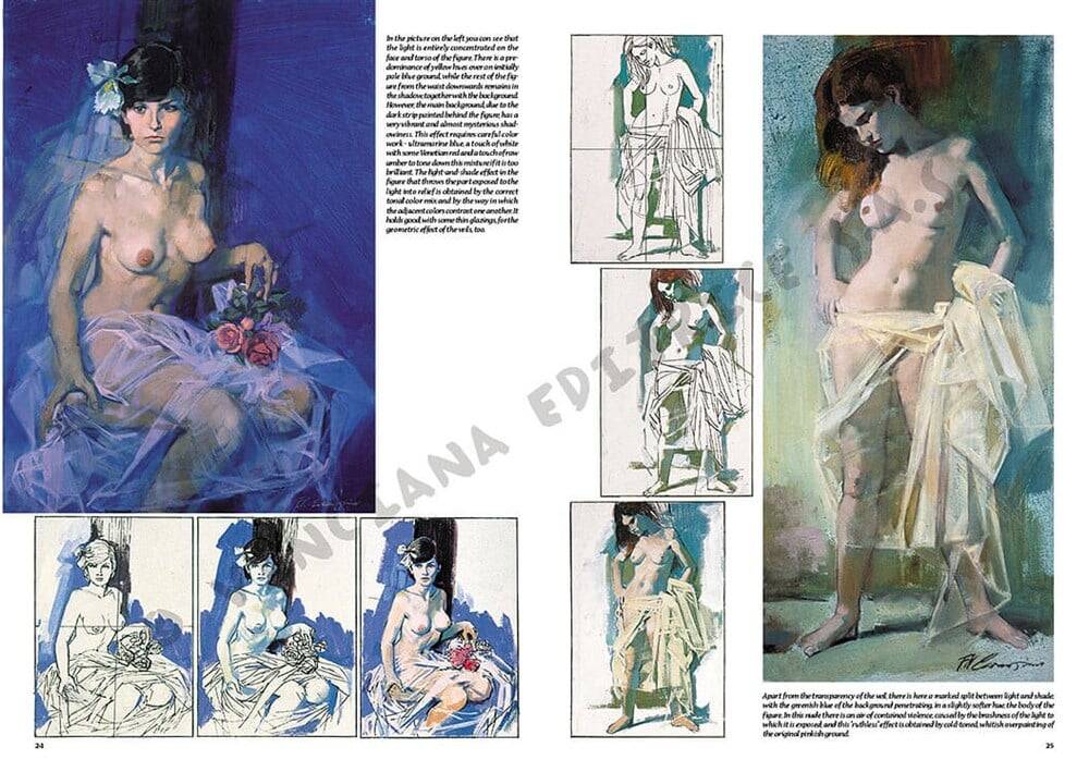 Leonardo Collection Desen Kitabı Nudes No: 8 Çıplak Çizim N: 8